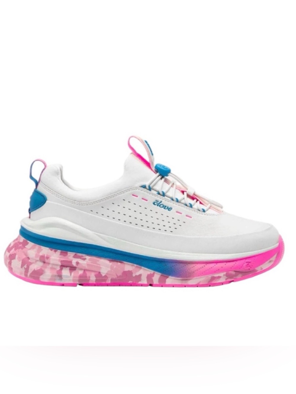 Clove Limited Edition Women's Supercush Forte 2 White Pink Marble Size 7.5